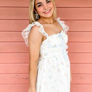 NWT Sage Mini Dress by For Love & Lemons